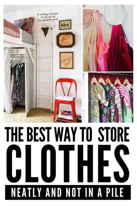 Ways To Store Clothes, Clever Storage Ideas, Rachel Miller, Bedside Shelf, Free Standing Closet, Clothes Storage, Clever Storage, Clothing Storage, Clothes Organization