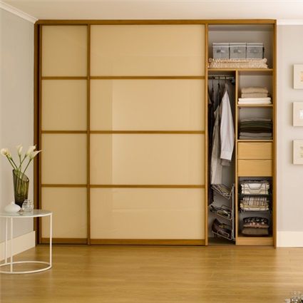 Fitted Sliding Door Wardrobe Hpd439 - Sliding Door Wardrobes - Al Habib Panel Doors Japanese Sliding Door, Japanese Closet, Japanese Wardrobe, Wardrobe Sliding Doors, Bedroom Robes, Japanese Sliding Doors, Penthouse Terrace, Wardrobe Sliding, Sliding Wardrobes