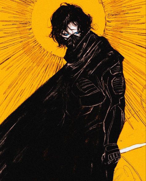 Paul Muad’Dib Atreides by Chun Lo Chun Lo, Dune Part 2, Dune Art, Aesthetic Film, Paul Atreides, Sci Fi Art, Star Wars Art, Types Of Art, Dark Fantasy Art