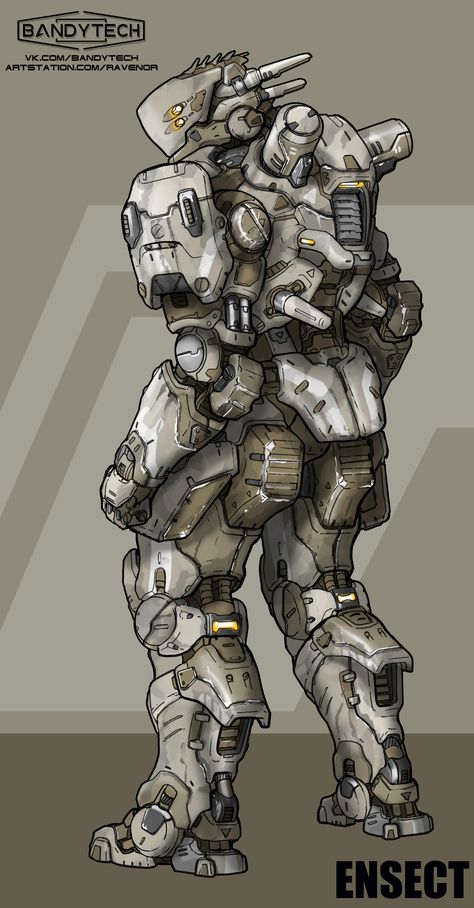 Outer Worlds Armor, Power Suit Sci Fi Armor Concept, Power Suit Concept Art, Power Armor Concept Art, Spaceships Concept Art, Mech Concept Art, Eldar Safin, Scifi Armor, Mech Armor