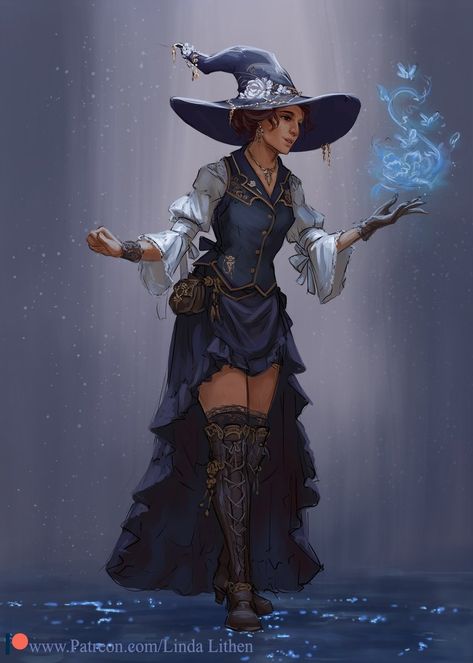 Linda Lithén on X: "A Elegant Witch for this week's sketch poll :D https://t.co/B8kuTEVbcT" / X Elegant Witch, Female Wizard, Fantasy Witch, Fantasy Magic, Witch Outfit, Witch Art, Fantasy Concept Art, High Fantasy, A Witch