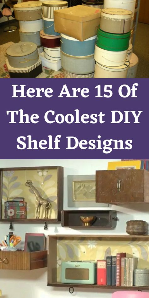 Diy Shelves Design, Diy Shelves Easy, Diy Shelves Ideas, Cheap Shelves, Shelf Designs, Easy Shelves, Diy Kitchen Shelves, Diy Shelf, Diy Wood Shelves