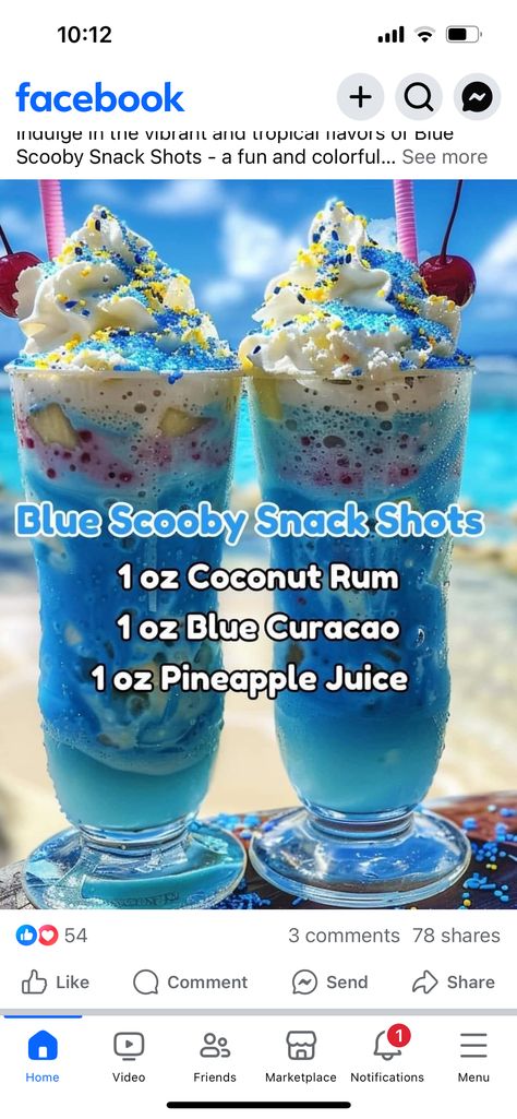 Scooby Snack Drink, Alcoholic Drinks Rum, Scooby Snack Shot, Blue Sprinkles, Summer Drinks Alcohol, Liquor Recipes, Cocktail Drinks Alcoholic, Mixed Drinks Alcohol, Yummy Alcoholic Drinks