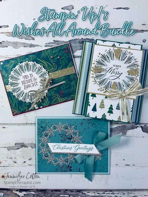 Su Wishes All Around Cards, Wishes All Around Stampin Up Cards, Stampin Up Wishes All Around Dies, Stampin Up Wishes All Around Cards, Stampin Up Wishes All Around, Stampin Up Wonderous Wreath Cards, Stampin Up Wonderous Wreath Christmas Cards, Stampin Up Wishes And Wonder Christmas Cards, Beautiful Baubles Stampin Up Cards