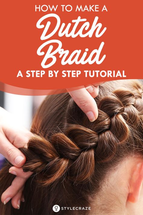 How To Make Braids, Inside Out Braid, Reverse Braid, Tutorial Hairstyles, Dutch Braid Tutorial, French Braids Tutorial, Braids Step By Step, Hairstyles Braid, Top Braid