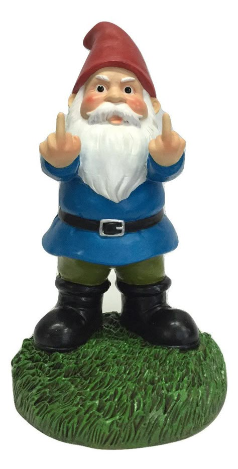 25 Funny Garden Gnomes For Your Yard - Housely Yard Gnomes, Funny Garden Gnomes, Lawn Gnome, Garden Gnomes Statue, Funny Gnomes, Lawn Ornament, Gnome Statues, Lawn Ornaments, Garden Gnome