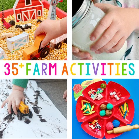 Preschool Farm Stem Activities, Farm Day Activities Preschool, Farm Themed Activities For Preschool, Farm And Harvest Preschool, Farm To Table Activities For Kids, Farm Theme Art Preschool, Farm To Table Preschool Activities, Farm Theme Toddlers Activities, Farming Activities For Preschool