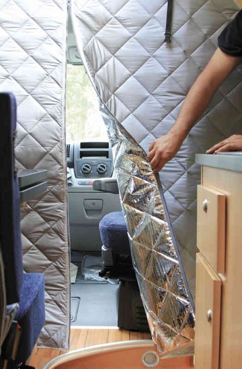 fiamma thermal wall panel Astuces Camping-car, Kangoo Camper, 1000 Lifehacks, Kombi Motorhome, Small Camper, Kombi Home, Sprinter Van Conversion, Sprinter Camper, Campervan Interior