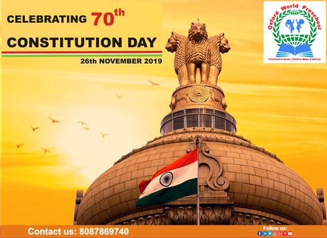 Constitution provides JUSTICE-social, economic and political; LIBERTY of thought, expression, belief, faith and worship; EQUALITY of status and of opportunity; and to promote among them all and FRATERNITY assuring the dignity of the individual and the unity and integrity of the Nation.   Happy Constitution Day 2019.  #oxfordwordpreschool  #Preschoolnearme  #preschool  #kids  #CBSEpattern  #limitedfees   #Admissionopen #toddle  #kindergarden  #preschoollife  #Preschooleducation Happy Constitution Day, Social Studies Notebook, American History Lessons, Indian Constitution, Constitution Day, Social Studies Elementary, History Education, Golden Days, Preschool Education