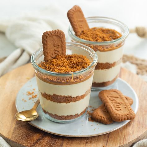 Pudding Recept, Mousse Dessert, Lotus Biscoff, Köstliche Desserts, Party Snacks, High Tea, Cooking And Baking, Sweet Recipes, Baking Recipes