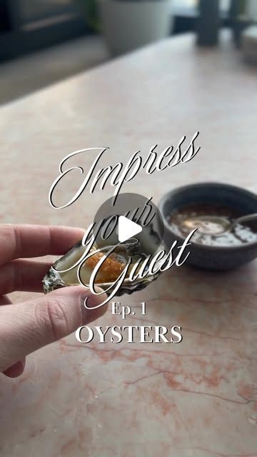 Matt Landmark on Instagram: "Impress your Guest Ep.1 Oysters

Feeling like you don’t meet societies high-brow expectations when it comes to enjoying oysters? Don’t be silly, everyone is pretending to enjoy them.

Impress Your Guest is my new series dedicated to upping your game when it comes to having people over for a fancy meal.

Today we tackle oysters; how to shuck them, and how to make a simple mignonette to pour over so you can gobble them down without gagging.

Ingredients:
 - As many oysters as your guests can stomach.
 - 1 Shallot
 - A good quality wine based vinegar
 - Fresh black pepper

Special Equipment:
 - An oyster shucker
 - Old tea towel
 - Pastry brush

Method:
It’s all in the video mate.

Always ensure you are only shucking and eating oysters that have remained closed.
I Oyster Shucker, Eating Oysters, Pastry Brush, Be Silly, Pastry Brushes, Fancy Food, Shallots, New Series, Tea Towel