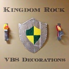 Rock Decorating Ideas, Kingdom Vbs Crafts, Medieval Vbs, Mighty Fortress Vbs, Kingdom Rock Vbs, Castle Classroom, Castle Vbs, Kingdom Vbs, Vacation Bible School Themes