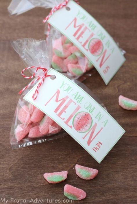 You are one in a melon, Valentine. Teacher Valentine Printables | February Teacher Appreciation | Teacher Gift Guide | Watermelon party #ValentinesDay #TeacherAppreciation #printables #teachervalentines #Valentines #printablevalentines #teachervalentineprintables #teacherappreciationprintables #teacher #teachergifts #teachergiftideas #watermelon #watermelonparty Watermelon Birthday Party Theme, Watermelon Party Favors, Baby Shower Watermelon, Valentines Puns, Valentine Printables, Watermelon Birthday Parties, Watermelon Baby, Valentinstag Party, Appreciation Ideas