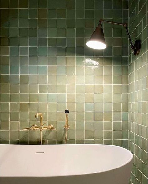 Zellige Tile Bathroom, Tyler Hill, Zia Tile, Kitchen Facelift, Tile House, Moroccan Zellige, Zellige Tiles, Mediterranean Interior, Moroccan Wall