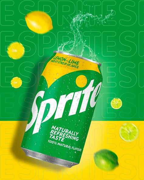 this is my design exercise i love sprite so i chose to design sprite poster. If you see this photo can you give me a comment on this design? Sincere thanks. #poster #sprite # Thanks Poster, Sprite Soda, Soda Ads, Interactive Poster, Vector Portrait Illustration, Soda Drink, Advertisement Template, 광고 디자인, Food Poster Design