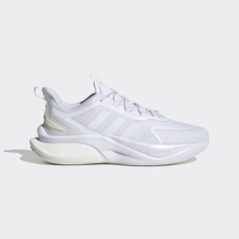 adidas Alphabounce+ Shoes - White | Men's Training | adidas Sportswear Adidas Alphabounce, Sportswear Fashion, Running Trainers, Mens Lifestyle, Rubber Shoes, Adidas Running, Adidas Sportswear, Mens Sportswear, Man Running