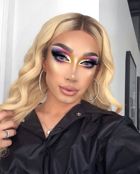 James Charles on X: "LIFE’S A DRAG 🌈 happy pride month, sisters!! https://t.co/XQLPlI5Qpz" / X Makeup Looks Dramatic, Trendy Makeup Looks, Drag Queen Makeup, Charles James, Pride Makeup, Happy Pride Month, Drag Makeup, Queen Makeup, Basketball Clothes