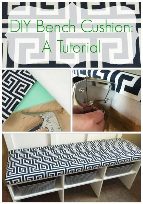 Diy Bench Cushion, Diy Bank, Garden Bench Diy, Making A Bench, Bench Seat Cushion, Quotes Tattoos, Diy Garden Furniture, Diy Bench, Outdoor Furniture Cushions