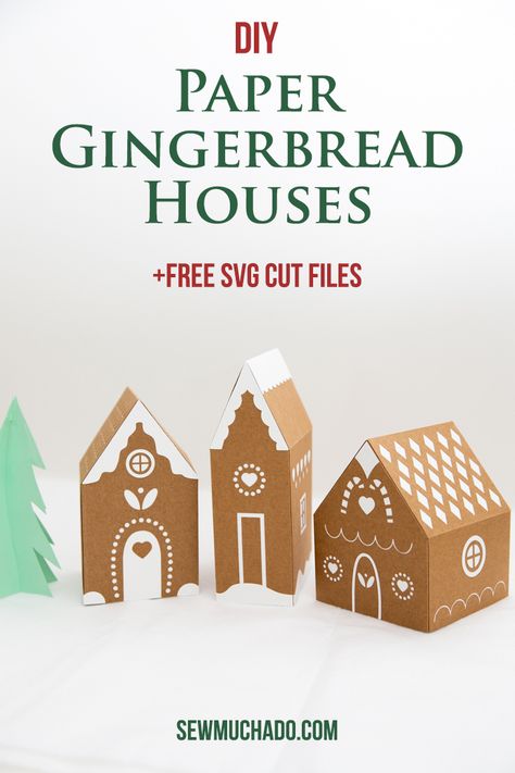 3d Gingerbread House Cricut, Paper Gingerbread House Template Printables Free, Diy Paper Gingerbread House, Paper House Template Free, Cardboard Gingerbread House Template, Gingerbread House Patterns Templates Free Printable, Blanket Hoodie Pattern, Paper Gingerbread House, Gingerbread House Svg