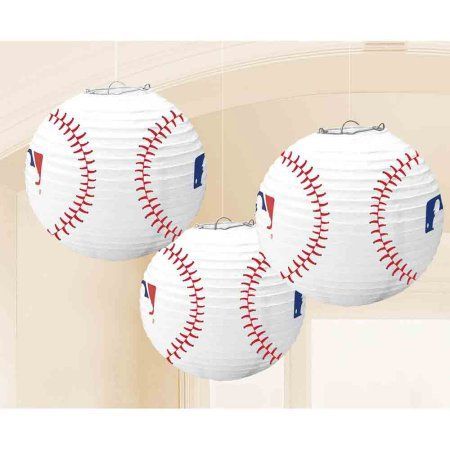 Basketball Facts, Baseball Party Decorations, Baseball Theme Birthday, Baseball Baby Shower Theme, Baseball First Birthday, Sports Party Decorations, Paper Lantern Decor, Baseball Theme Party, Ball Birthday Parties