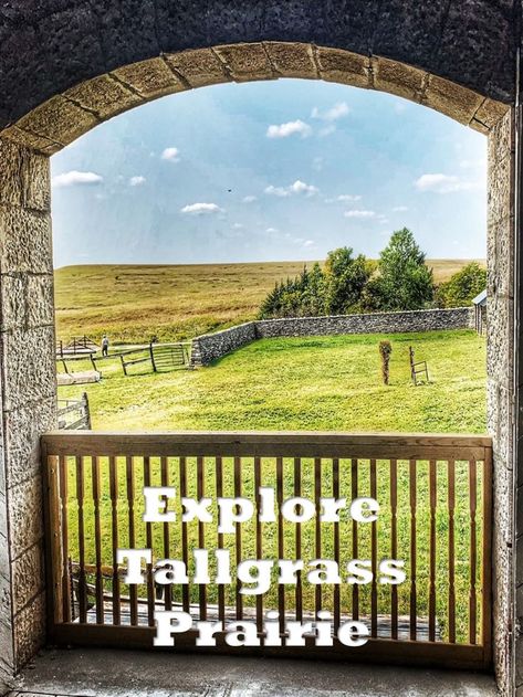 Tallgrass Prairie National Preserve, Travel Nebraska, Tallgrass Prairie, Flint Hills, Videos Youtube, Interactive Map, Ecosystem, Garden Bridge, Historical Sites