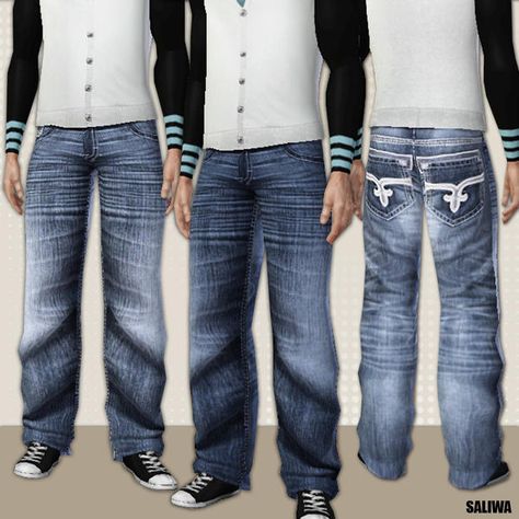 saliwa's Everyday Handsome-Male Jeans Sims Y2k Cc Male, Gender Neutral Sims 4 Cc, The Sims 4 Cc Men Clothes Jeans, Sims Cc Clothes Men Y2k, Sims 4 Cc 2000s Clothes Male, Sims 4 Cc Baggy Jeans Men, Sims 4 Cc Male Formal Wear, Ts4 Male Jeans, Ts3 Male Cc