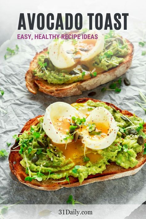 Elevate your breakfast game with these inventive avocado toast recipes that promise a delicious and nutritious start to your day. From zesty toppings to unexpected flavor combinations, these ideas will inspire your morning routine and satisfy your taste buds. Perfect for foodies and health enthusiasts alike, these recipes are as beautiful as they are tasty, making them ideal for sharing with friends or enjoying solo. Dive into a world of creamy avocado goodness and transform your mornings with these creative twists on a classic favorite. Avocado Toast Recipes, Avocado Toast Breakfast, Healthy Toast, Healthy Breakfast On The Go, Avocado Toast Recipe, Stuffed Avocado Healthy, Breakfast On The Go, Toast Recipes, Unhealthy Food