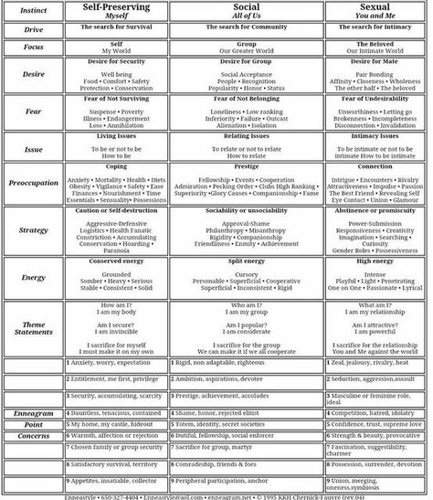 Enneagram Instinctual Variants Personality Psychology Chart Guide <3 Love this Instinctual Variants Enneagram, Instinctual Variants, Big Five Personality Traits, Enneagram Type 2, Psychology 101, Personality Psychology, Cognitive Science, Enneagram Types, Personality Type