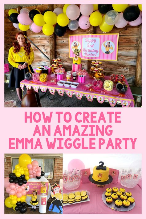 Emma Wiggle Cake, Emma Wiggle Party, Wiggles Birthday Party, Games Cake, Wiggles Cake, Party Ideas Kids, Emma Wiggle, Wiggles Birthday, 2nd Birthday Party For Girl