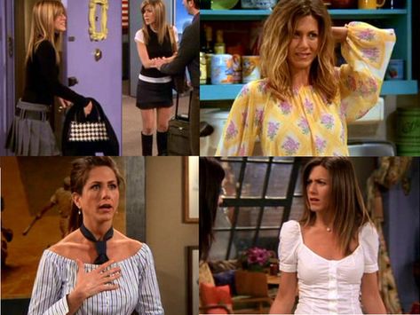 I miss her... Monica Rachel Phoebe, Hes Her Lobster, Monica Rachel, Nineties Fashion, Rachel Green Friends, Rachel Green Style, Rachel Green Outfits, Friends Outfit, 90s Outfits