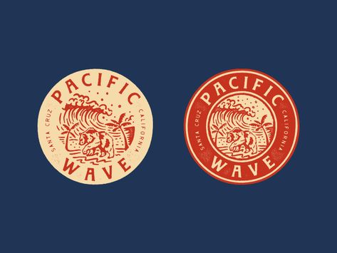 Wave Surf, Learning Logo, Inspiration Logo Design, 타이포그래피 포스터 디자인, Shop Logo Design, Vintage Logo Design, Badge Logo, Graphics Inspiration, Badge Design