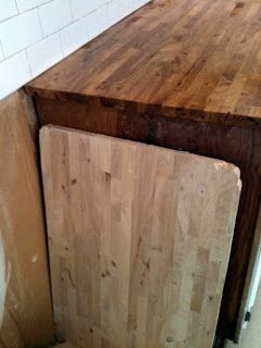 Before we installed our butcherblock countertops over at  Project Dollhouse , I did some research on how to care for the butcherblock and as... Butcherblock Countertops, Butcher Block Table, Diy Kitchen Renovation, Interior Decorator, Green Room, Tung Oil, Chattanooga Tn, Danish Oil, Basin Sink