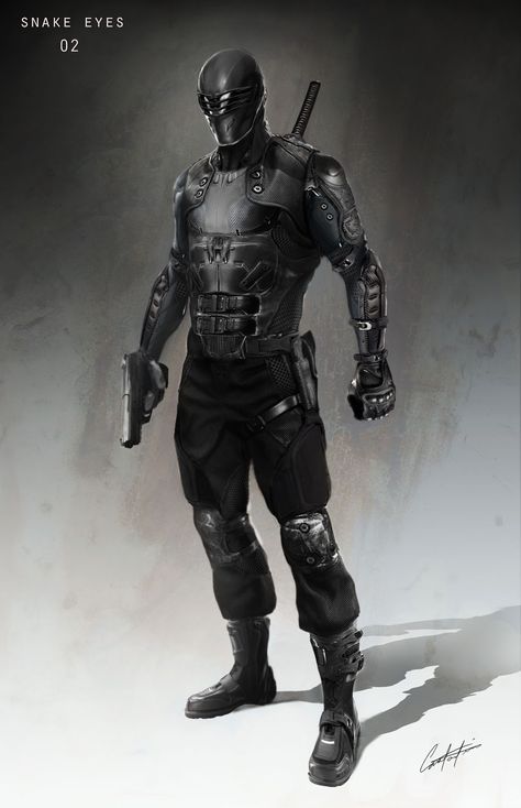 concept art firefly  gi joe retaliation | Concept Art World » G.I. Joe: Retaliation Concept Art and Character ... Snake Eyes Gi Joe, Futuristic Armour, Combat Armor, Ninja Art, Concept Art World, Future Soldier, Snake Eyes, G I Joe, Concept Artist