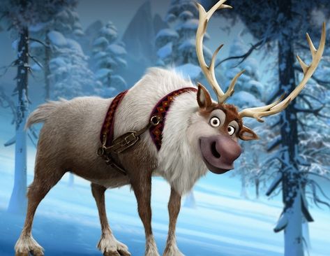 Sven... My inspiration for a running costume. Sven Costume, Sven Frozen, Reindeer Photo, Elsa Olaf, Frozen Characters, Frozen Costume, Reindeer Face, Baby Reindeer, Frozen Movie