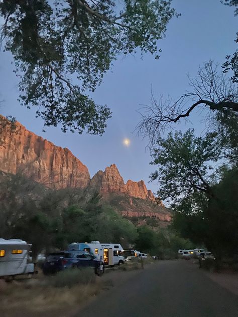 National Parks Road Trip Aesthetic, Whiskey Woman, National Park Aesthetic, Zion National Park Camping, Desert Creatures, Camping Sunset, Arizona Summer, Utah Summer, Grand Canyon Camping