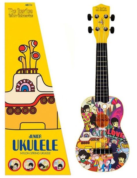 Yellow Submarine Ukulele. Beatles Ukulele, Beatles Dolls, Beatles Merchandise, The Beatles 1, Beatles Memorabilia, Beatles Poster, Travelling Wilburys, John Lennon Beatles, Children Activities