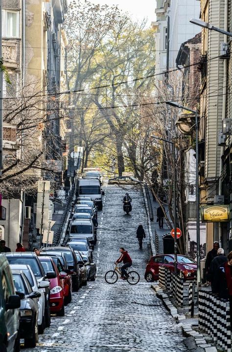 Along the cobbled streets of Sofia, Bulgaria. Veliko Tarnovo, Landscape Photography Tips, Summer Escape, A Rat, Sofia Bulgaria, Global Travel, Travel Packages, Vacation Packages, Ocean Photography