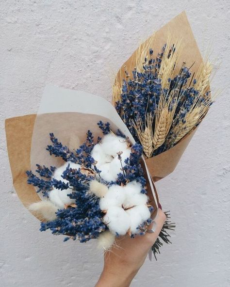 lavender Landscape Edging Stone, Cotton Bouquet, Deco Floral, Dried Flower Bouquet, Dried Flower Arrangements, Arte Floral, Flowers Photography, Flower Gift, Kids Crafts