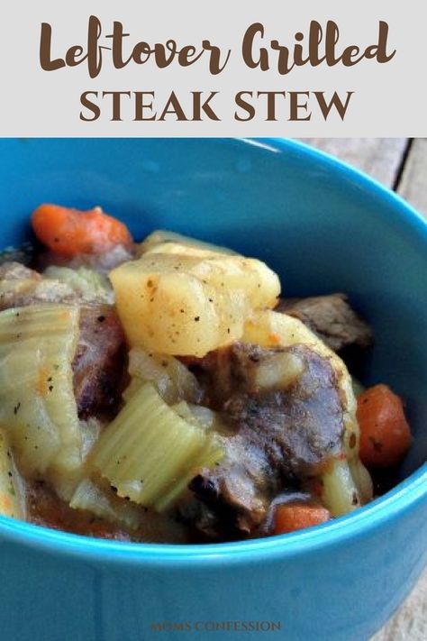 Steak Stew, Leftover Steak Recipes, Spicy Honey Chicken, Gourmet Steak, Steak Sandwiches, Leftover Steak, Grilled Chicken Skewers, Dinner Leftovers, Bacon On The Grill