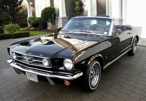 1965 Black Mustang convertible 1965 Black Mustang, Black 1965 Mustang, Vintage Black Mustang Aesthetic, Vintage Black Convertible, 1965 Mustang Convertible Black, Winter Nails Design, Red Mustang, Black Mustang, Tips For Running