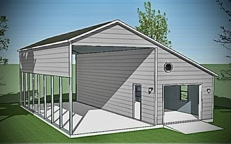 Rv Garages, Rv Shelter, Rv Garage Plans, Rv Carports, Plan Garage, Shelter Ideas, Rv Garage, Doomsday Prepping, Rv Homes