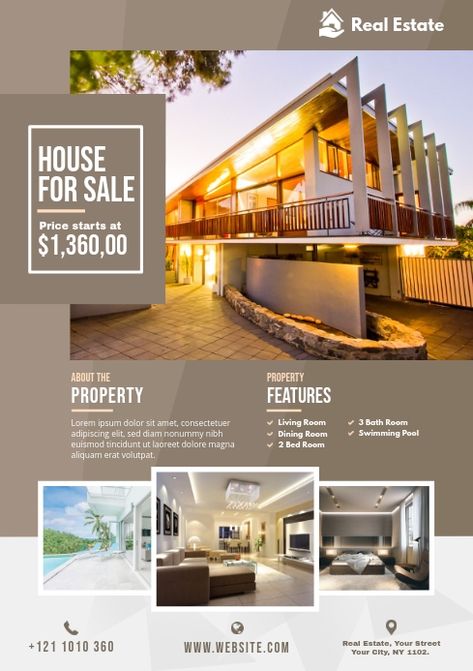 Property Selling Poster, Real Estate Advertisement Design, Housing Society Ads, Home Advertising Design, Property Advertising Design, House Advertising Design, Posters Templates Design, Open House Flyers Real Estate, Real Estate Advertising Design