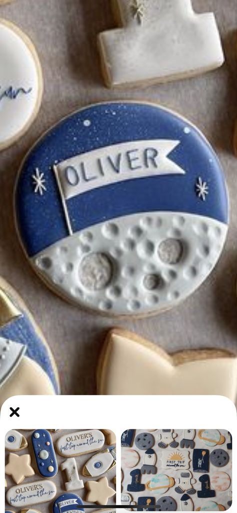 Outer Space Cookies Decorated, Planet Cookies Decorated, Space Royal Icing Cookies, Space Decorated Cookies, Space Cookies Decorated, Space Sugar Cookies, Astronaut Cookies, 2023 Cookies, Space Cookies