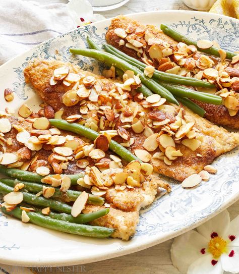 Recipe For Trout Almondine Speckled Trout Recipe, Trout Recipes, Brunch Desserts, Fish Recipes Healthy, Fish Dinner, Delicious Dinner Recipes, Sliced Almonds, Easy Food To Make, Brown Butter