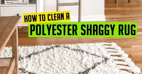 Cleaning White Rug, Clean Shaggy Rug, How To Clean A White Rug, Area Rugs Diy, Dingy Whites, Big Area Rugs, Pee Stains, Cleaning Area Rugs, White Shag Rug