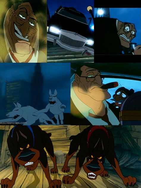 Bill Sykes Disney, Bill Sykes, Pixar Villains, Cartoon Villains, Oliver And Company, Walt Disney Animation, Walt Disney Pictures, Disney Stuff, Disney And Dreamworks