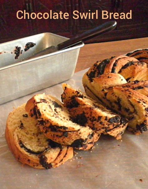 CHOCOLATE SWIRL BREAD Chocolate Swirl Bread Recipe, Chocolate Swirl Bread, Fair Recipes, Swirl Bread Recipe, Swirl Bread, Yeast Breads, Swirled Bread, Chocolate Swirl, Mood Food