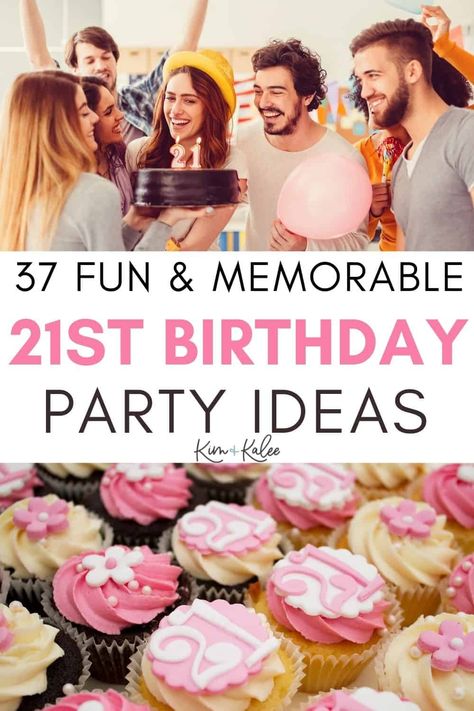 Whether you prefer a small gathering, a party, or an amazing trip, these fun 21st birthday ideas will be something you'll remember forever! 21st Birthday Ideas Without Alcohol, Christian Party, Daughter 21st, Twenty First Birthday, Birthday Party At Home, Birthday Party 21, Birthday Party Food, Make Money Blogging, Money Blogging