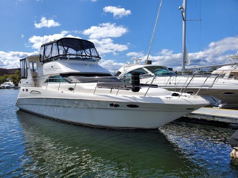 2001 Sea Ray 420 Aft Cabin Sports Cruiser for sale - YachtWorld Lofted Barn Cabin, Oklahoma State Parks, State Park Cabins, Summer Cabin, Cabins For Sale, Off Grid Cabin, Vintage Cabin, Used Boat For Sale, Cabin Interiors