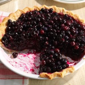 Blueberry Pie Recipe, Saskatoon Pie From Frozen Berries, Blueberry Pie Using Frozen Berries, Pie Recipes Berry, Deliciously Bold Blueberry Cream Pie, Blueberry Slab Pie Recipe, Cod Cakes, Fresh Blueberry Pie, Just Pies